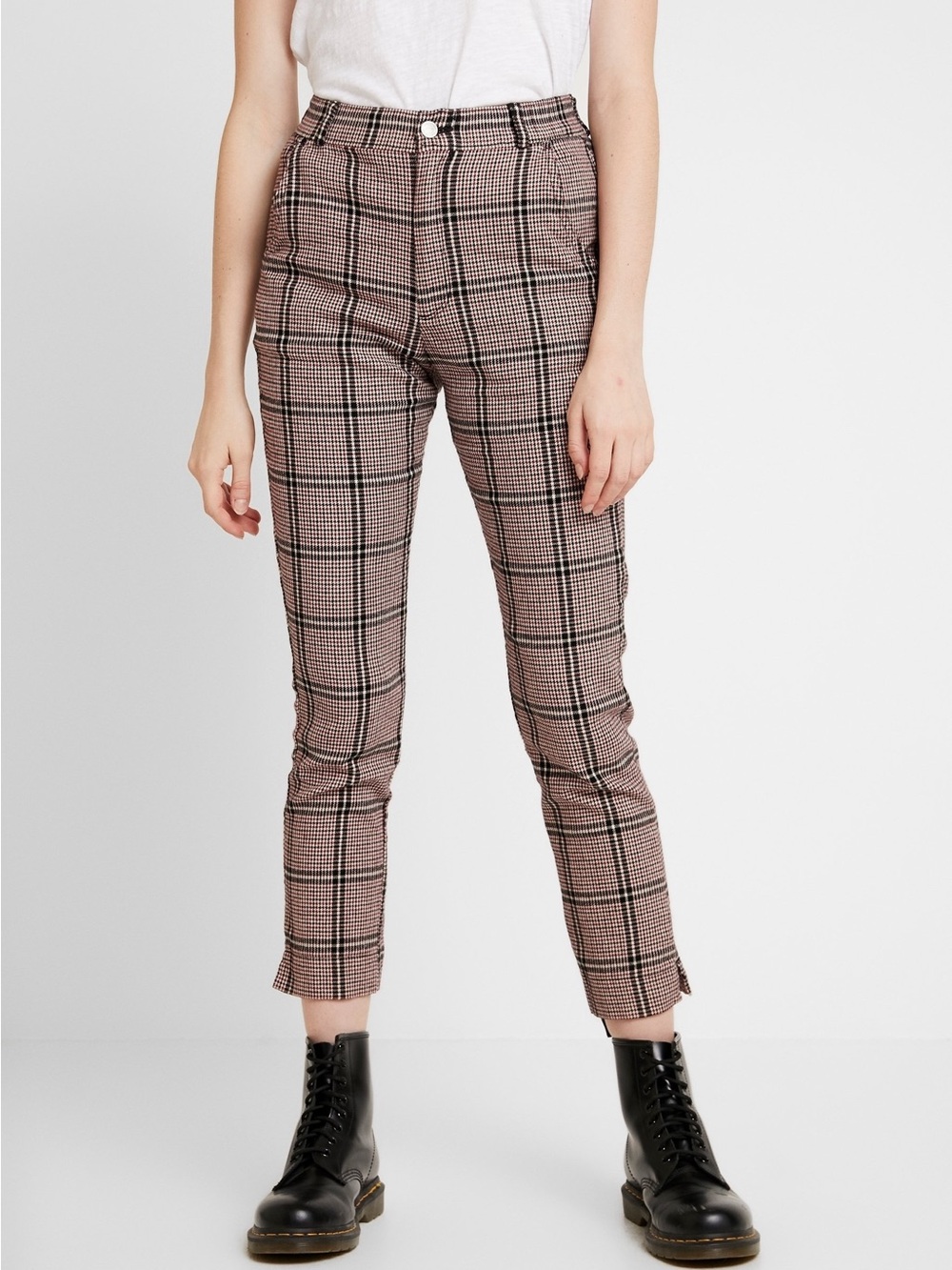 Hollister Pants Ultra High Rise Plaid Cotton Flannel Trouser Women’s Size Small